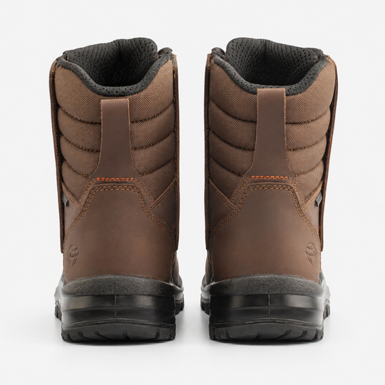 Unbreakable U109 Unisex Waterproof Comp. Toe Safety Boots Brown