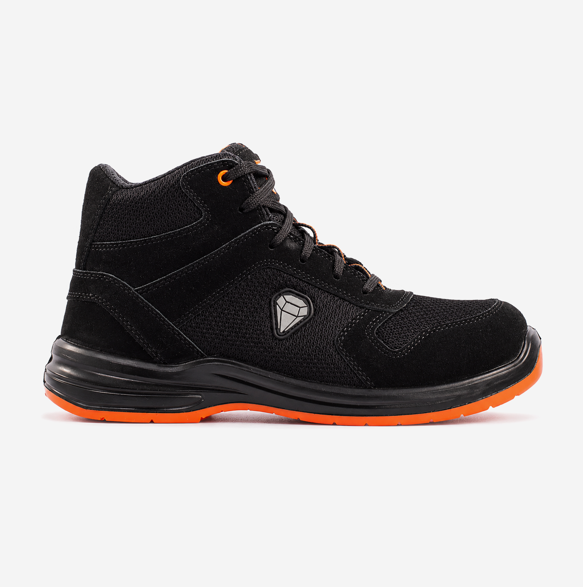 Unbreakable U118 Reef Hi Unisex Composite Toe Safety Hiker Boots Black