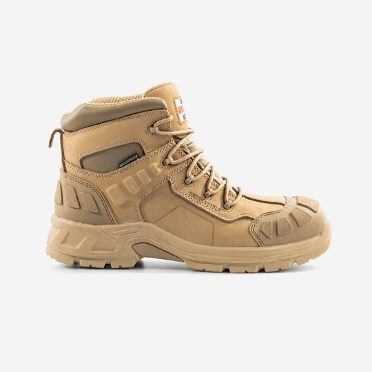 Unbreakable U125 Mens Waterproof Comp. Toe Safety Boots Stone