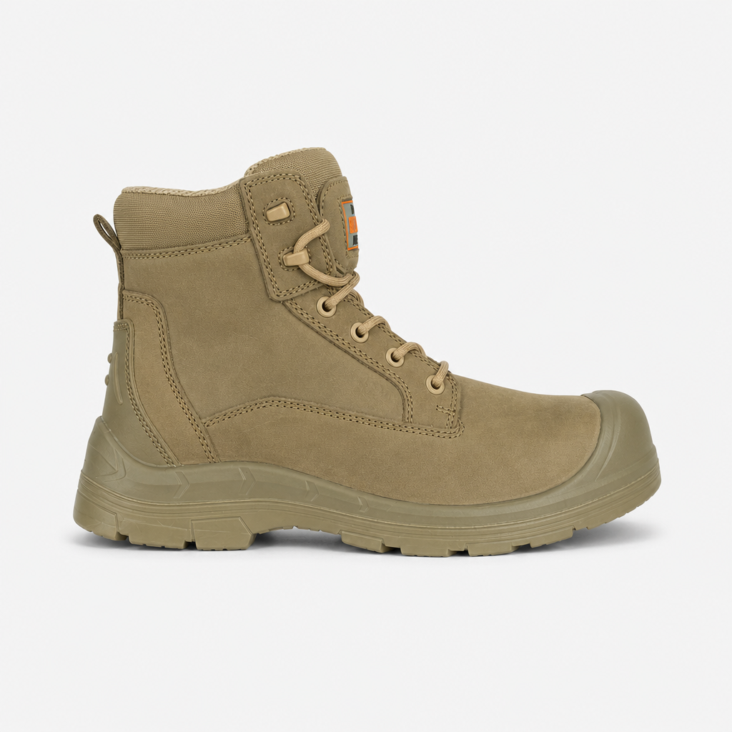 Unbreakable U135 Desert Storm Mens Composite Toe Safety Boots Stone