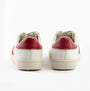 Victoria BERLIN Womens Trainers Carmin back view showing the leather upper and lace-up closure.