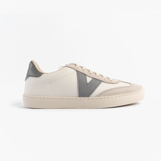 Victoria BERLIN FAUX LEATHER & SPLIT Womens Trainers Gris