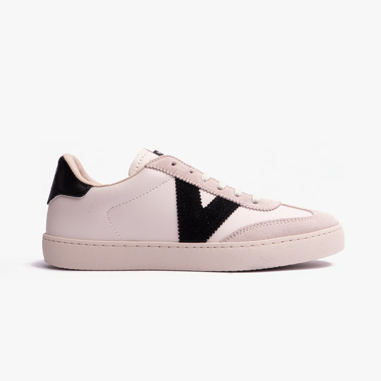 Victoria BERLIN FAUX LEATHER & SPLIT Womens Trainers Negro