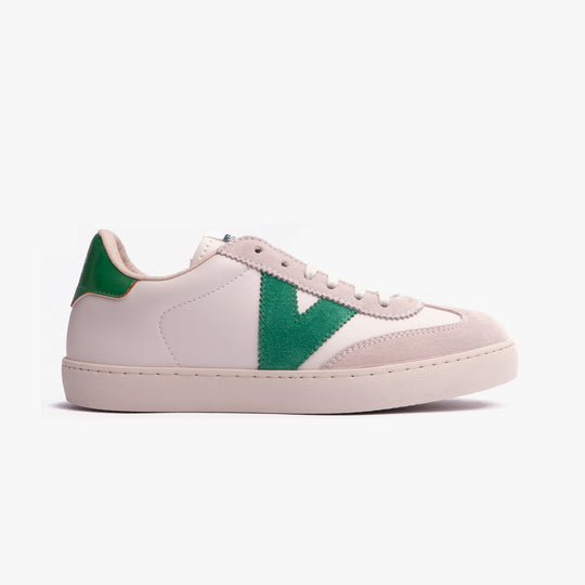 Victoria BERLIN FAUX LEATHER & SPLIT Womens Trainers Verde