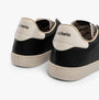 Victoria BERLIN FAUX LEATHER PUMPED CYCLIST Womens Trainers Negro rear view, showcasing faux leather material and branding.