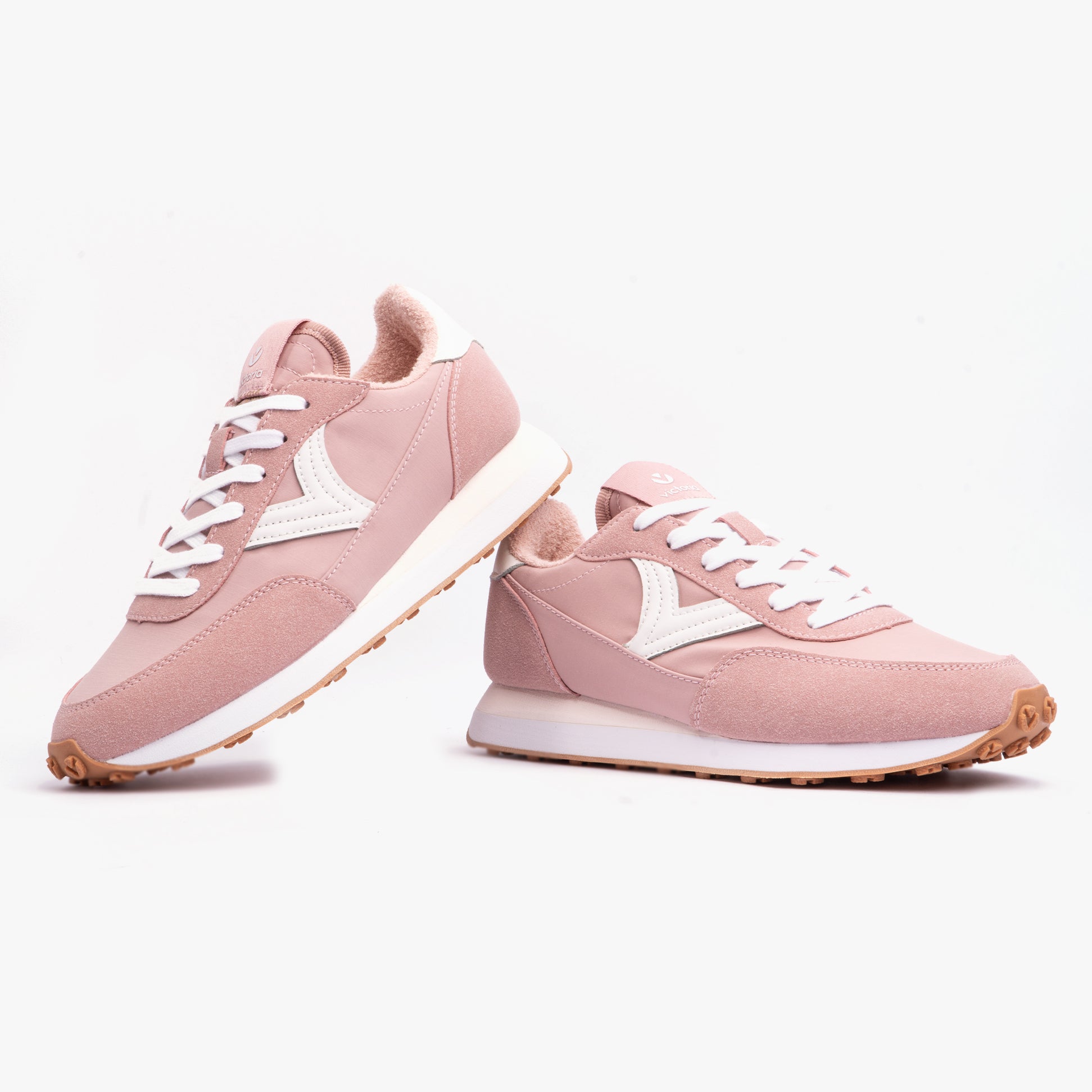 ASTRO MONOCHROME NYLON Womens Trainers Rosa