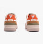 Victoria C80 - CASUAL PATCH COLORS Womens Trainers Taupe back view showing heel design and color accents.