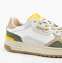 Victoria C80 Womens Trainers Kaki side view showcasing leather and suede upper with rubber sole and lace-up closure.