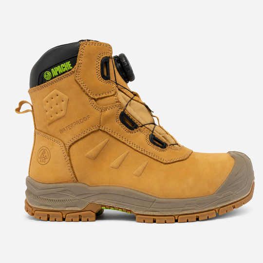 Apache Churchill Unisex Composite Toe Safety Boots Wheat