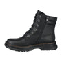 Westland PEYTON 01 Womens Boots Black side view showcasing lace-up design and faux leather material.