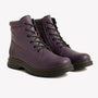 Westland PEYTON 01 Womens Boots Purple side view showing lace-up closure and round toe.
