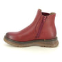 Westland PEYTON 02 Womens Boots Red side view showing faux leather upper and zip closure.
