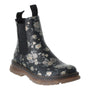 Westland PEYTON 05 Womens Boots Print side view featuring floral design, faux leather, and pull-on style.