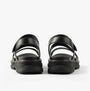 Westland PEYTON 08 Womens Sandals Black back view showing faux leather and synthetic materials.