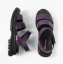 Westland PEYTON 08 Womens Sandals Purple top view showcasing faux leather and synthetic materials.