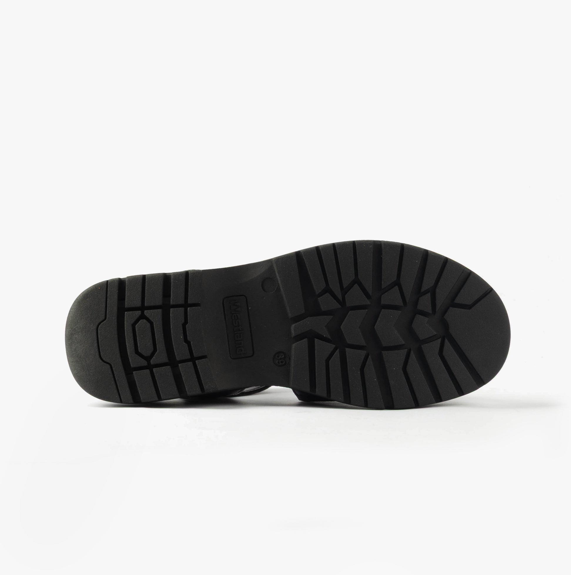 Westland PEYTON 08 Womens Sandals Purple sole view showing tread pattern and material details.