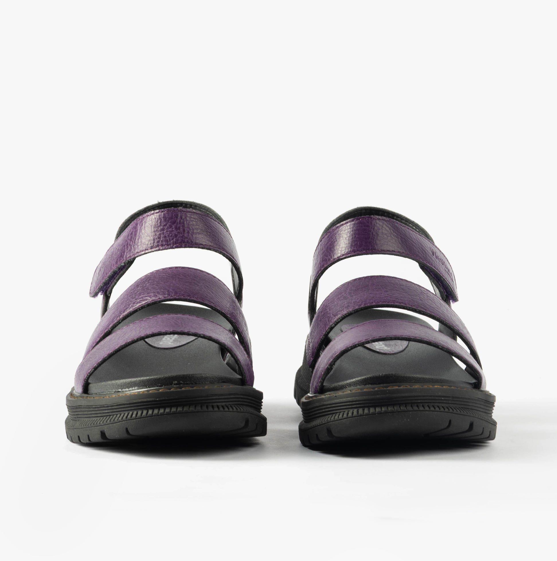 Westland PEYTON 08 Womens Sandals Purple front view showing touch fasten straps and comfortable design.
