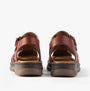 Westland PEYTON 09 Womens Sandals Red back view showcasing faux leather and buckle closure.