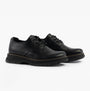 Westland PEYTON 10 Womens Shoes Black side view showing lace-up design and rubber sole.