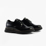 Westland PEYTON 10 Womens Shoes Black Patent side view showcasing patent leather design and lace-up closure.