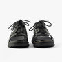 Westland PEYTON 14 Womens Sandals Black front view with lace-up design and faux leather upper.
