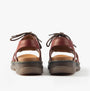 Westland PEYTON 14 Womens Sandals Red back view showing the lace-up design and faux leather upper.