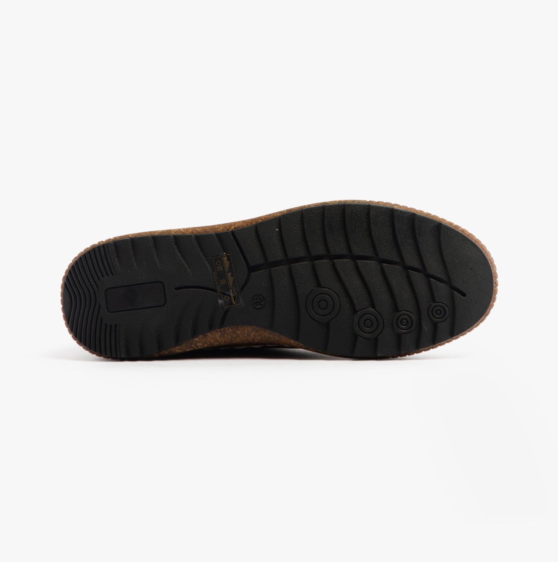 Westland WYNDI 04 Womens Boots Brandy Kombi sole view showing rubber material and tread design.