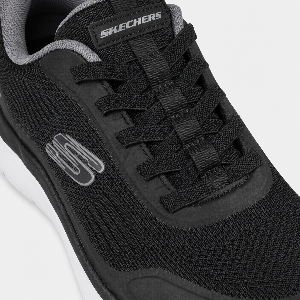 Skechers SUMMITS - LEYTER Mens Casual Trainers Black/White