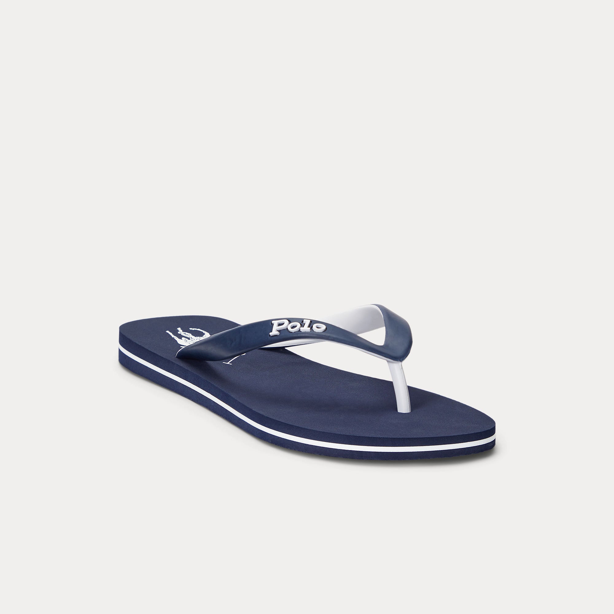 Polo Ralph Lauren BOLT Mens Flip-flops Navy/White