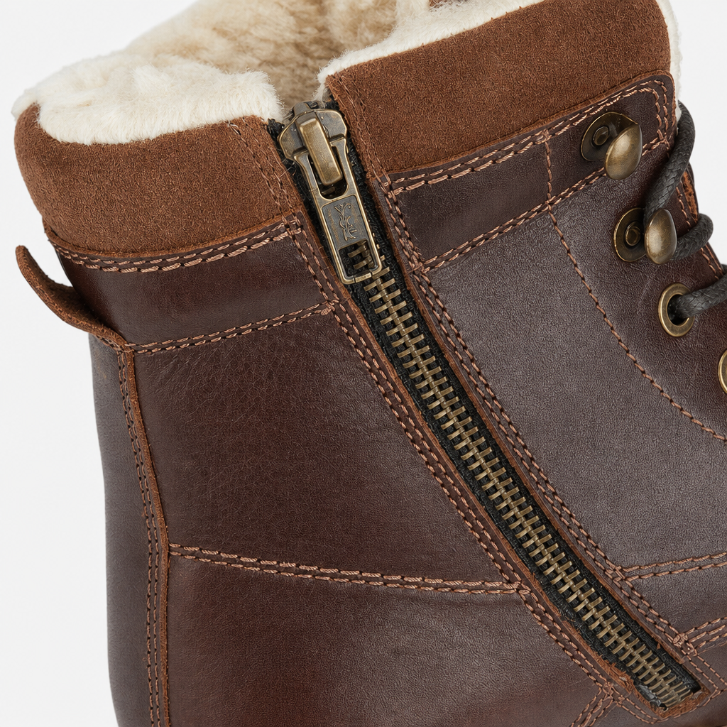 Woodland LILA Womens Ankle Boots Dark Brown