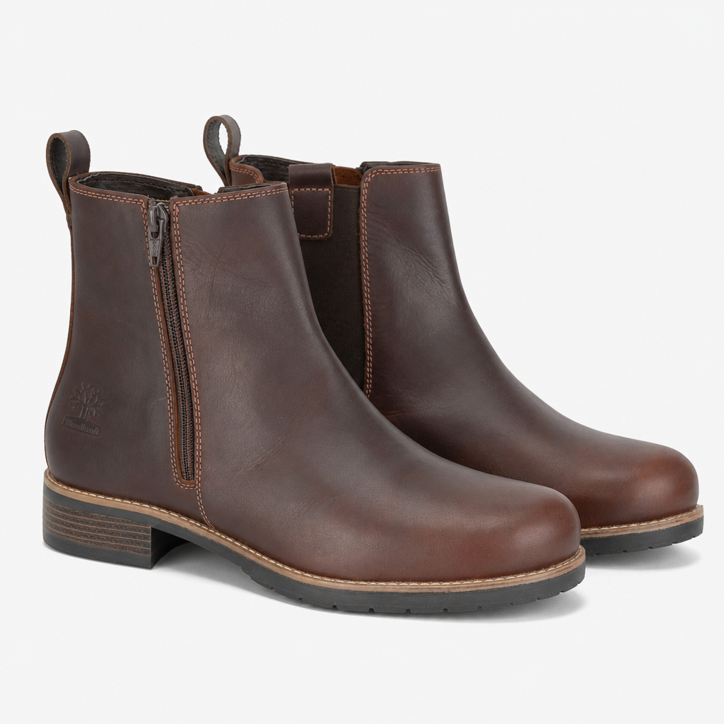 Woodland ESTHER Womens Ankle Boots Brown