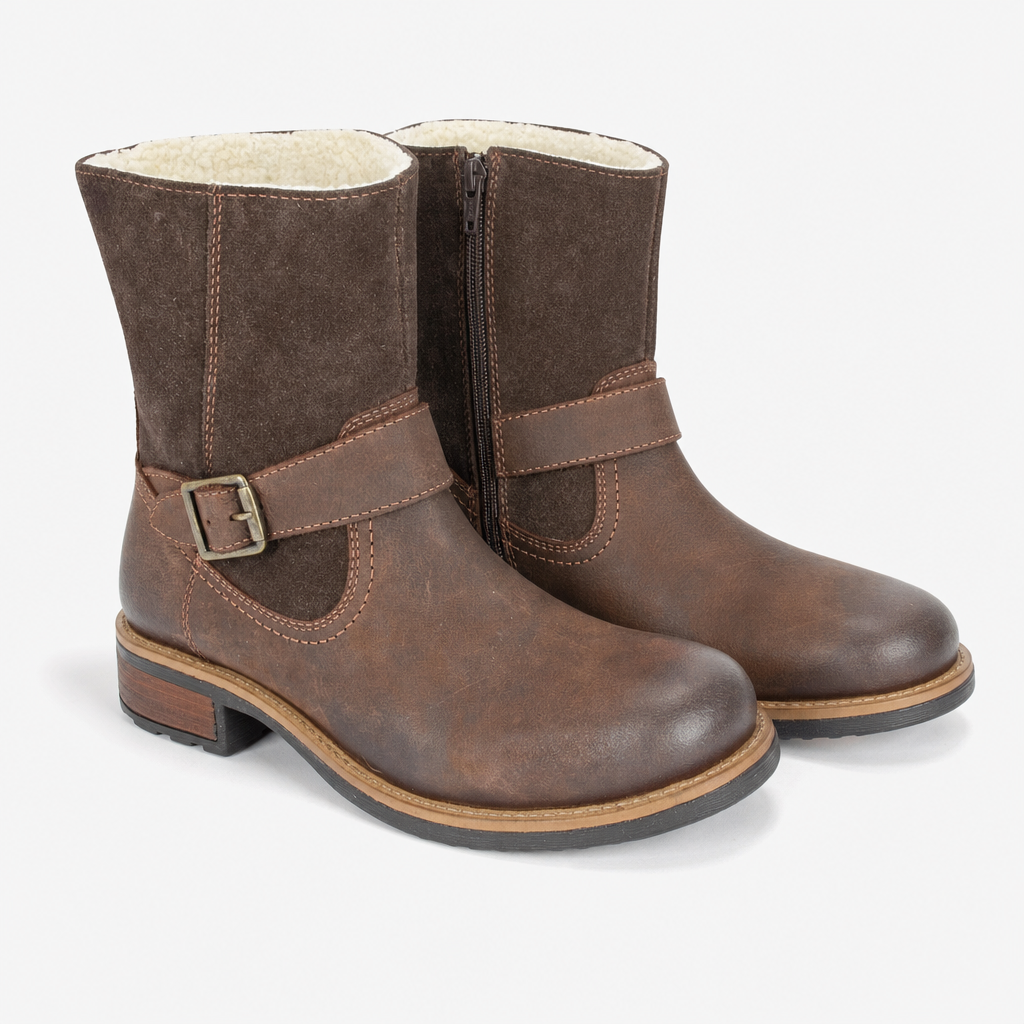 Woodland PEDRA Womens Mid Calf Boots Brown
