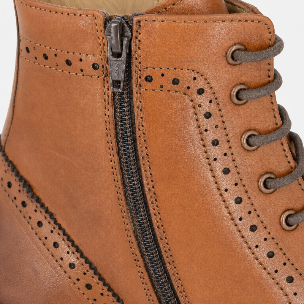 Woodland CYRIL Mens Ankle Boots Tan