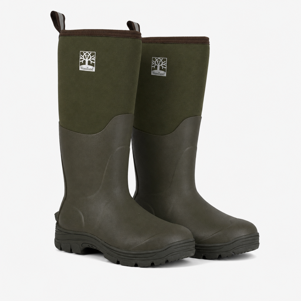 Woodland MARLEY Unisex Adults Tall Boots Olive Green