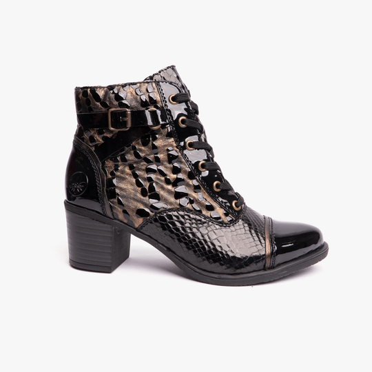 Rieker Y2032 Womens Ankle Boots Black