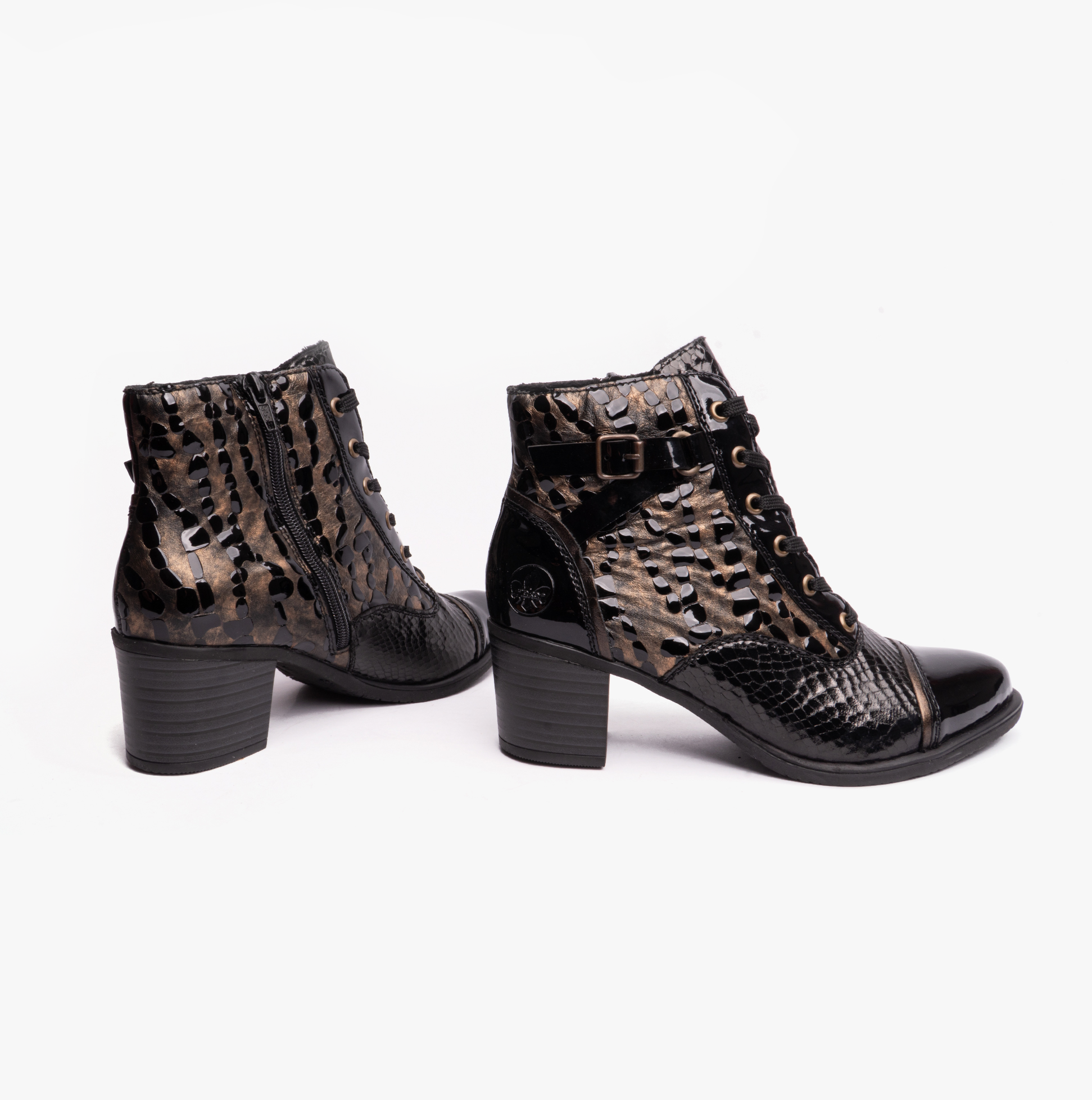 Rieker Y2032-00 Womens Boots Black