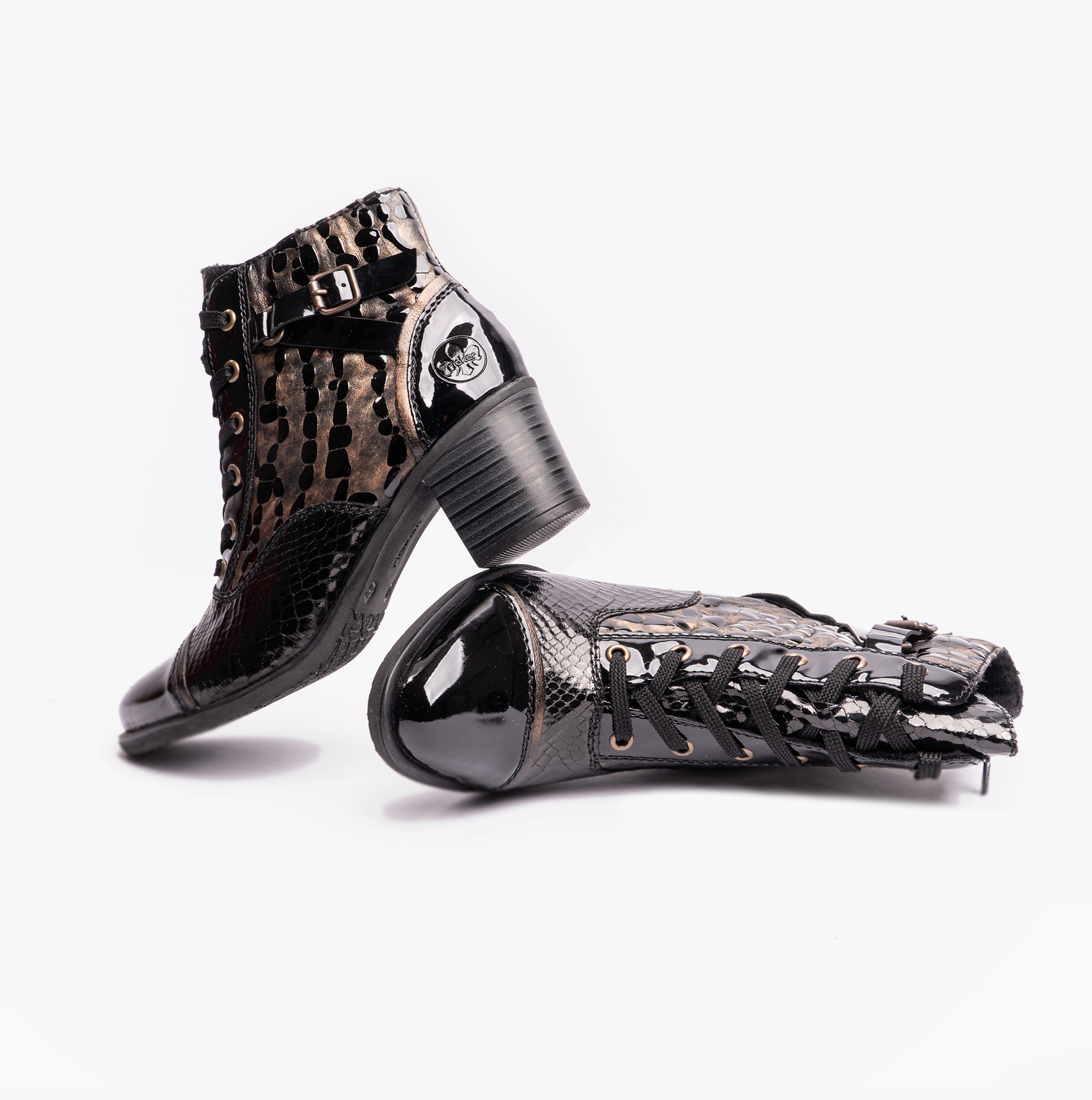 Rieker Y2032-00 Womens Boots Black