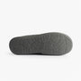 Zedzzz NEVILLE Mens Moccasins Slippers Grey bottom view sole with textured pattern