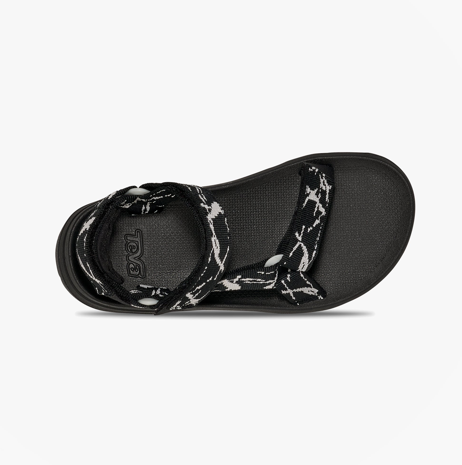 Teva HURRICANE XLT JR Boys Cross Strap Sandals Marble Black/ Grey