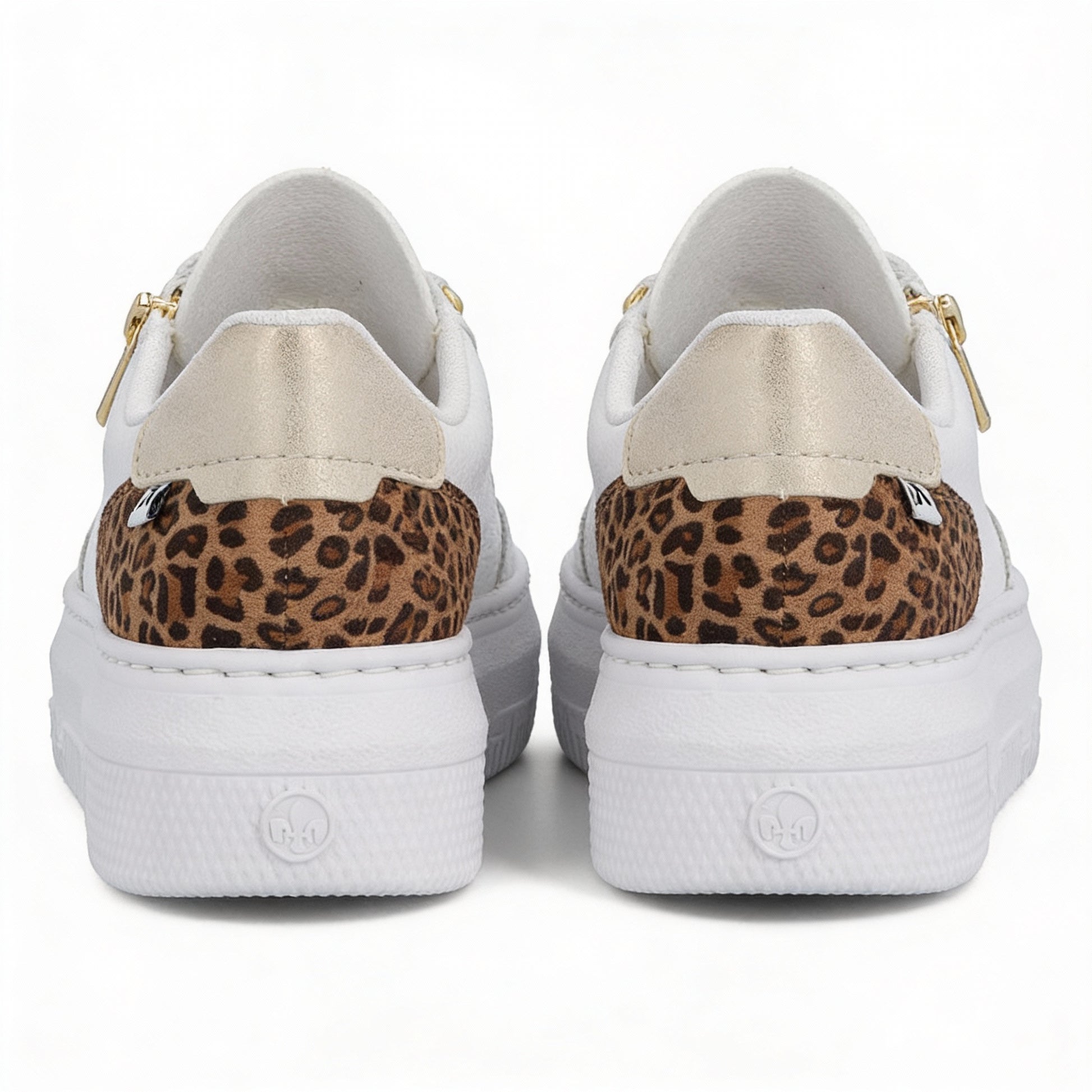 Rieker ENYA Womens Court Trainers White Multi