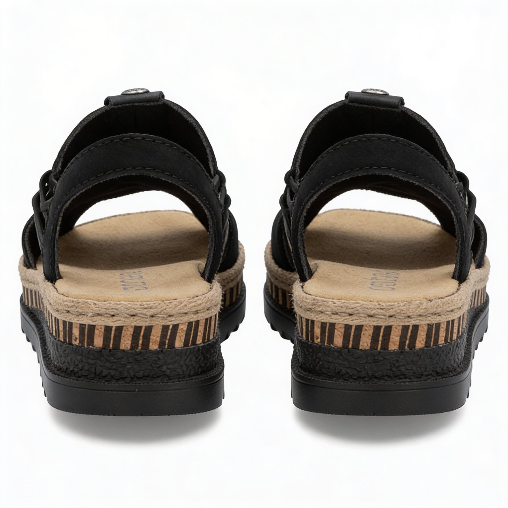 Rieker V7972-00 Womens Sandals Black