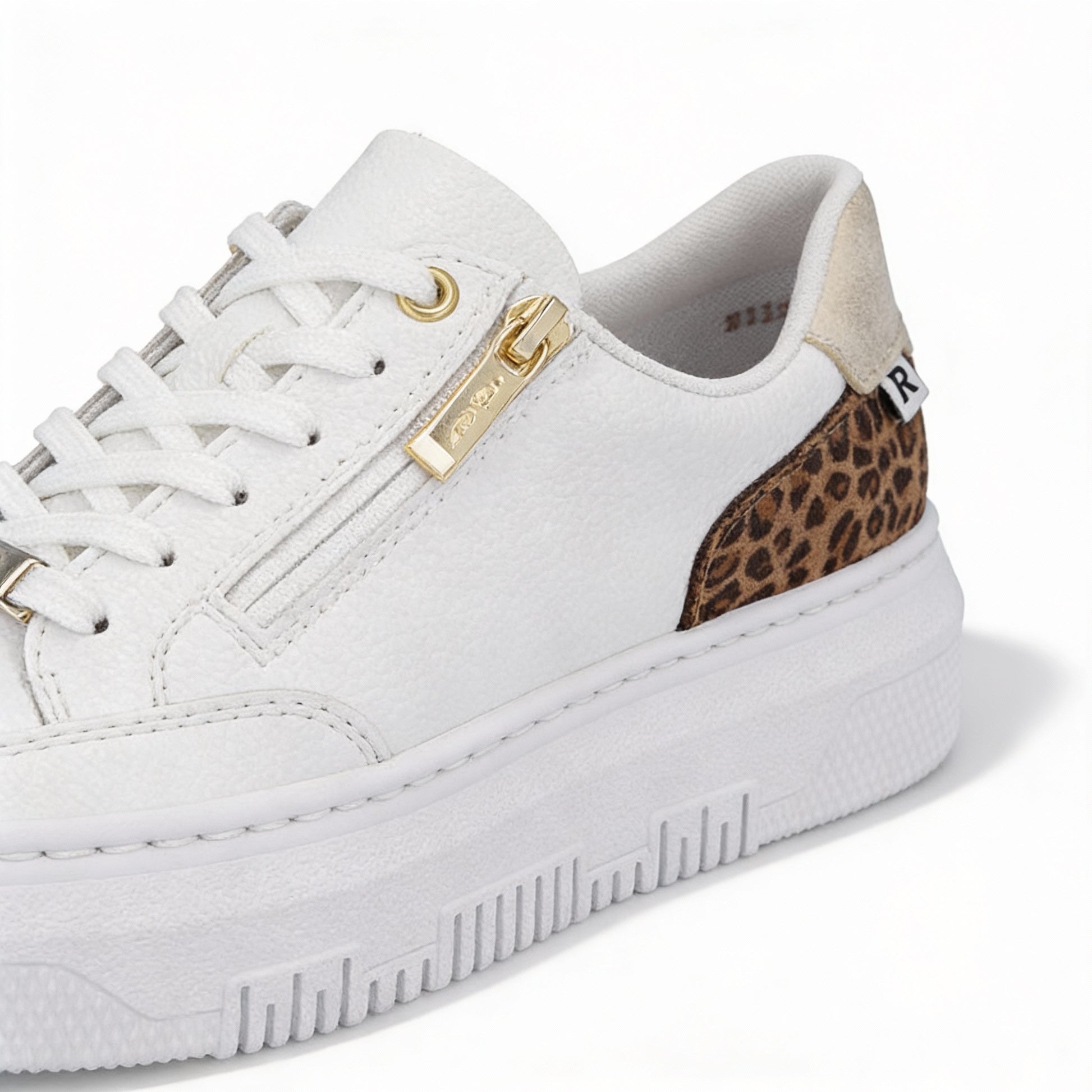 Rieker ENYA Womens Court Trainers White Multi