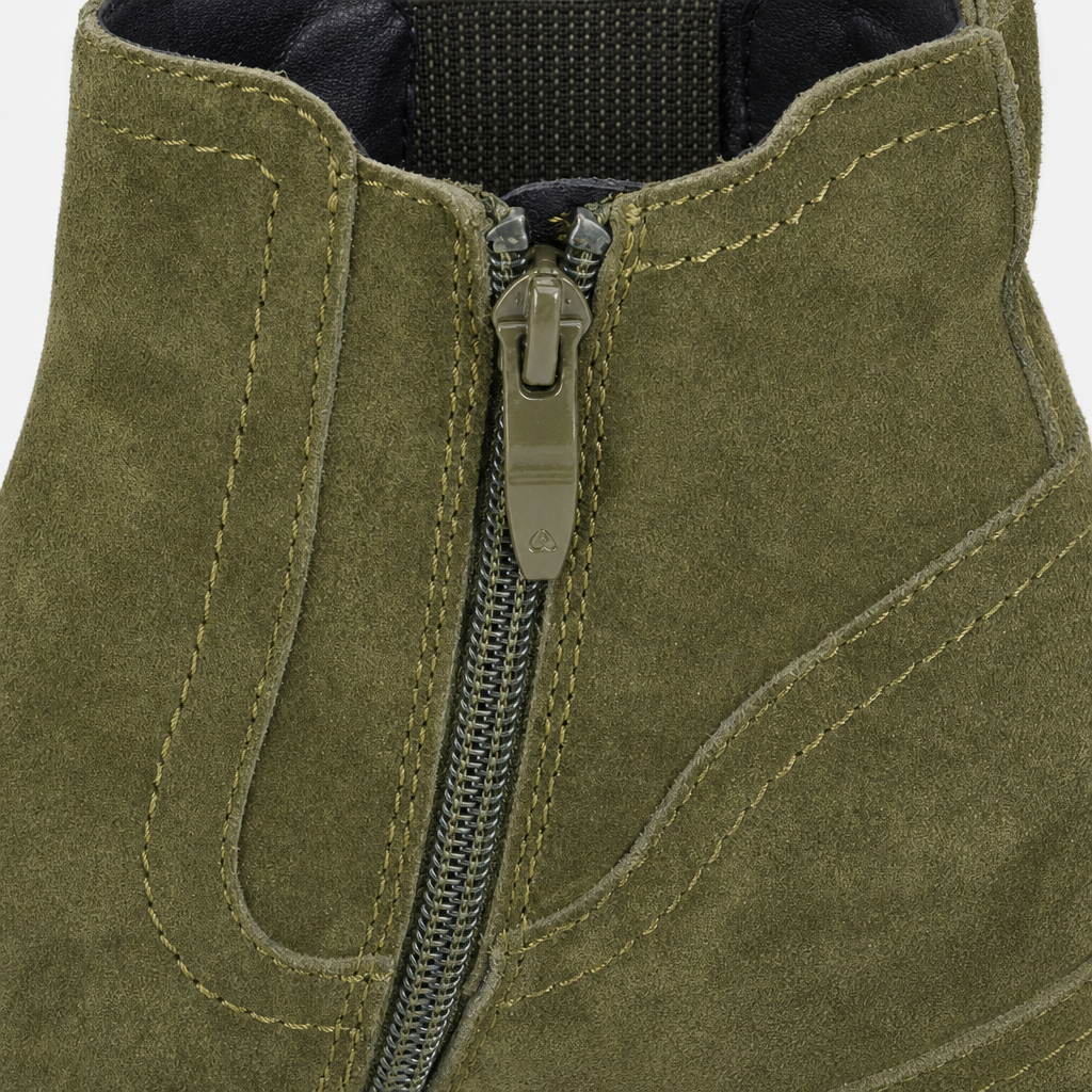 Cipriata ALESSINA Womens Ankle Boots Khaki
