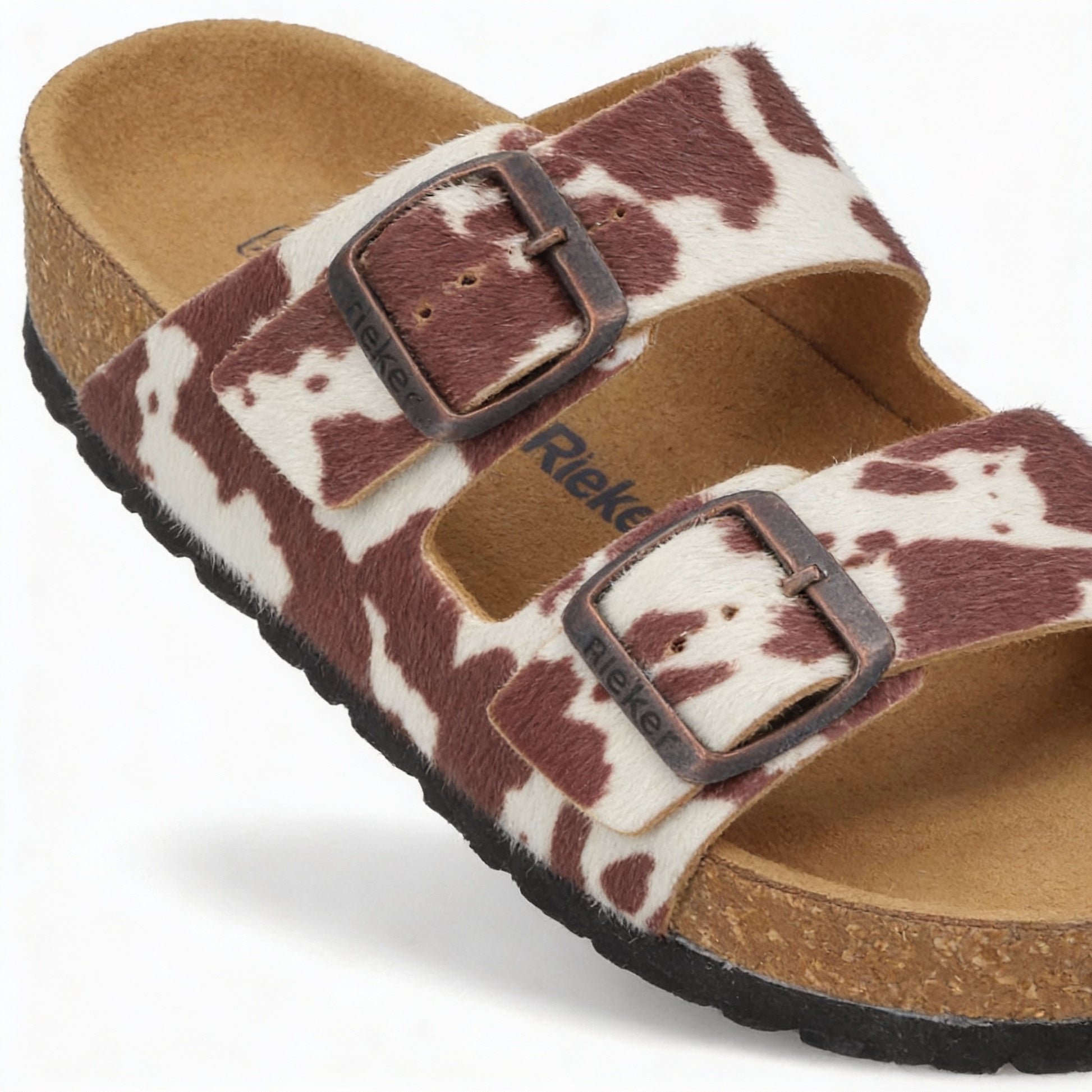 Rieker V6391 Womens Cross Strap Sandals Multi