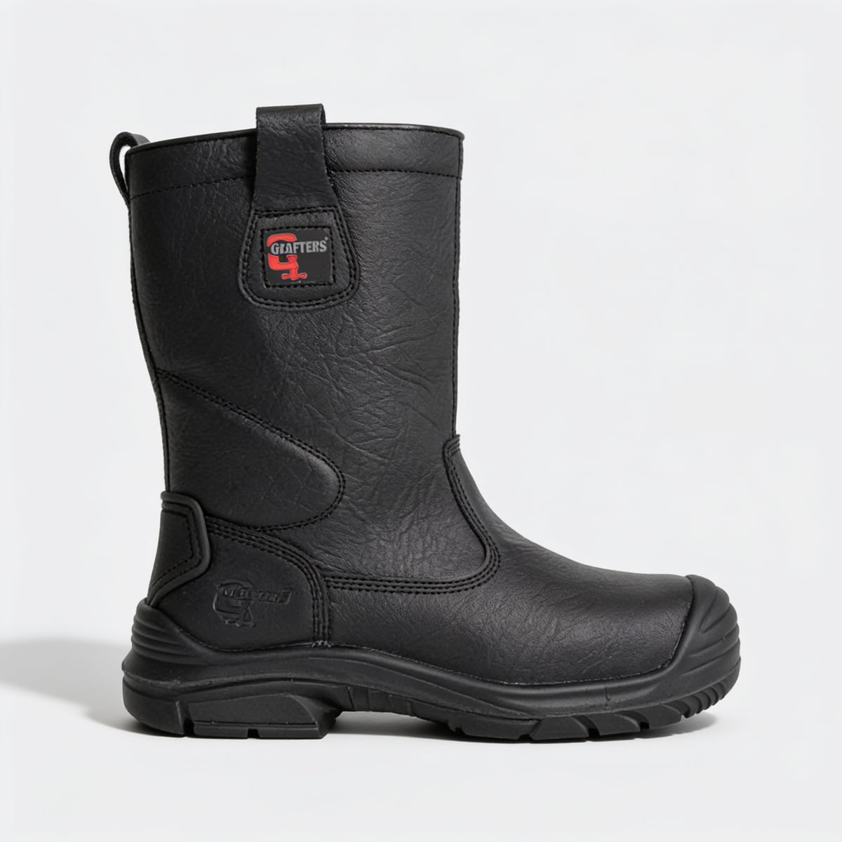 Grafters M922 Mens Rigger Boots Black