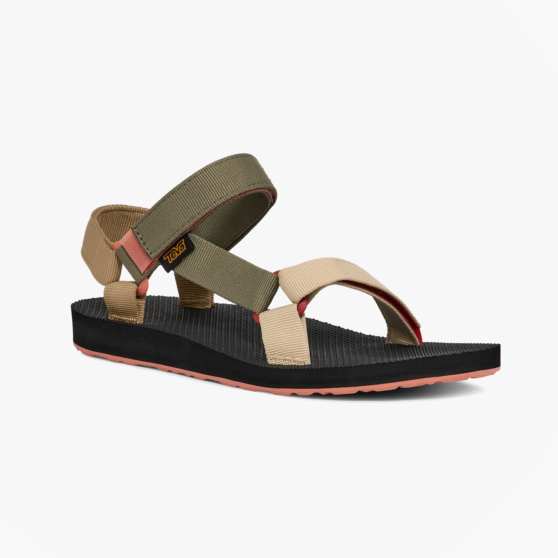 Teva ORIGINAL UNIVERSAL Womens Cross Strap Burnt Olive Multi