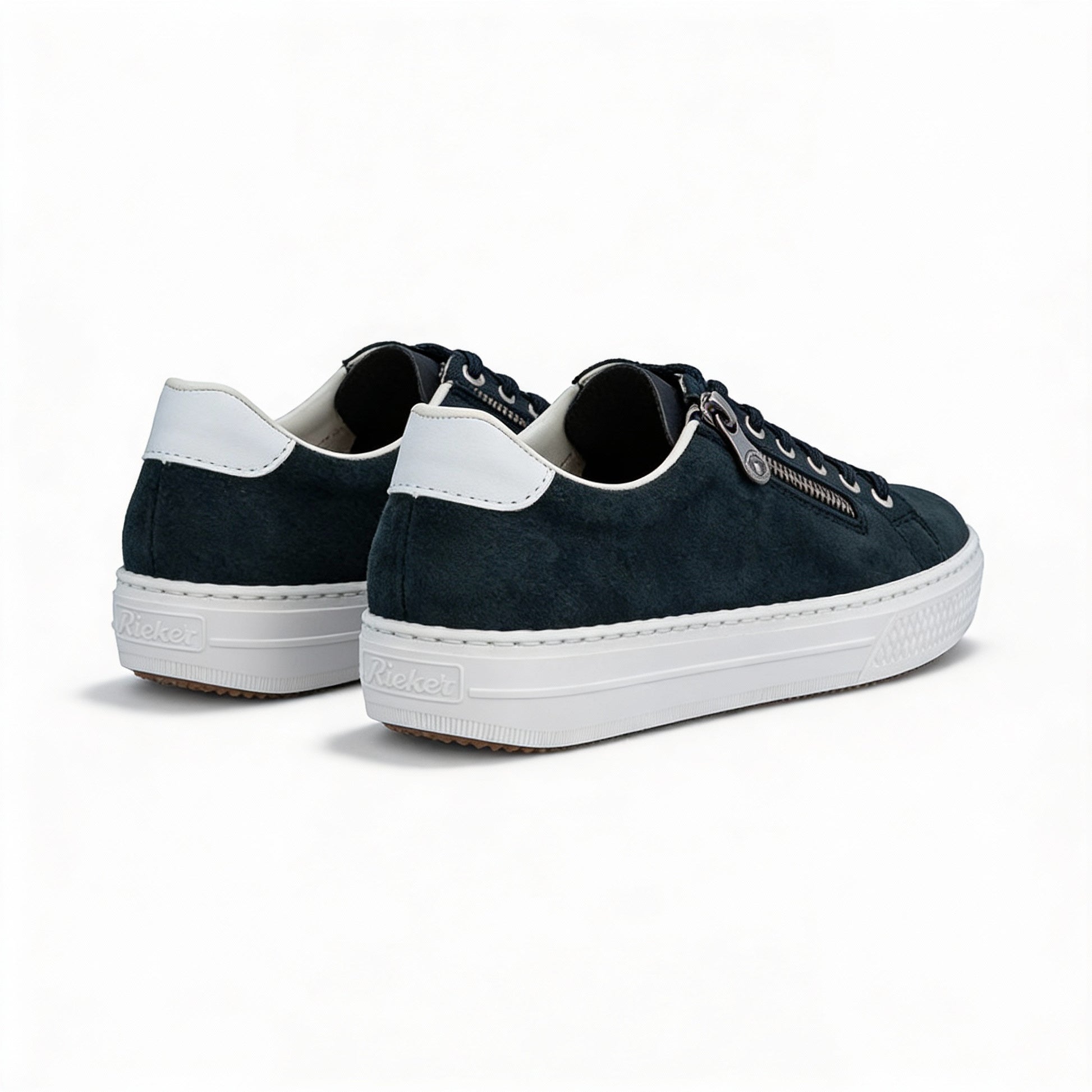 Rieker ENYA Womens Court Trainers Blue