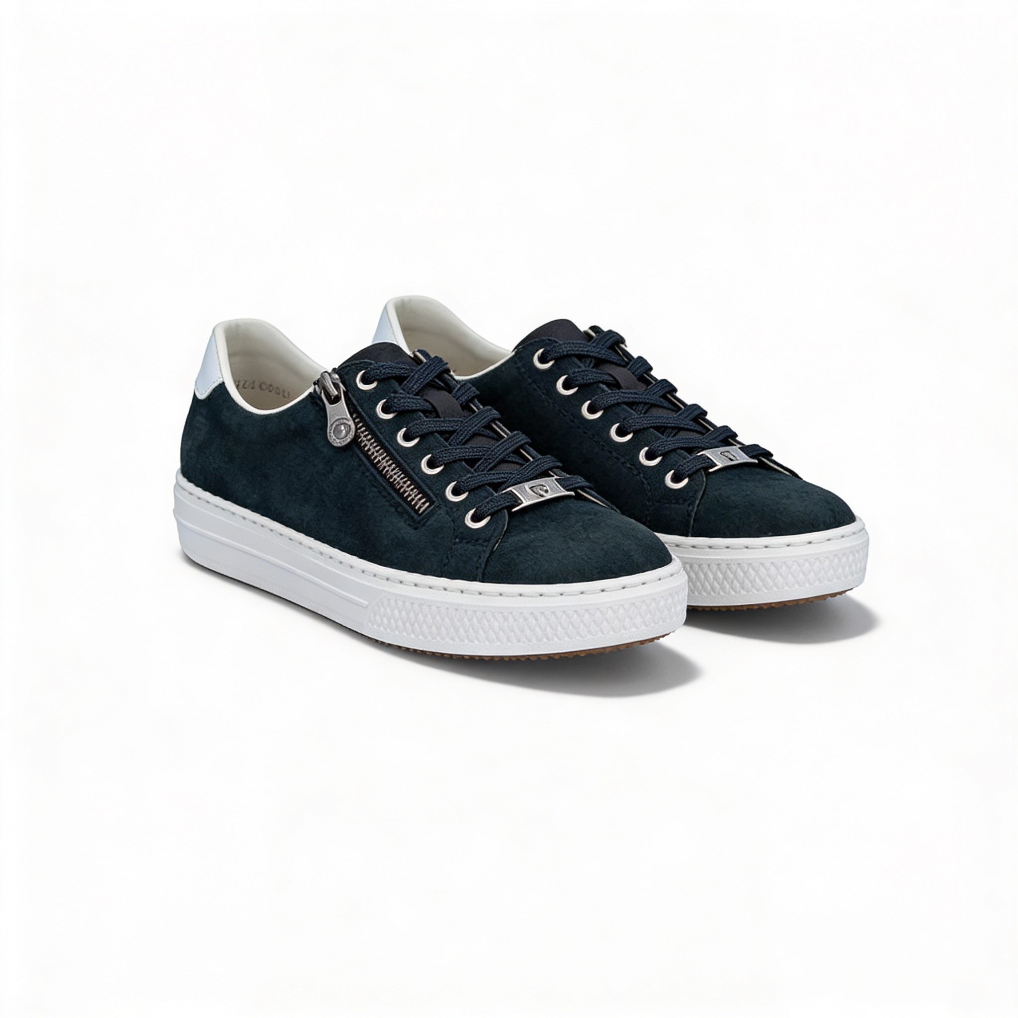 Rieker ENYA Womens Court Trainers Blue