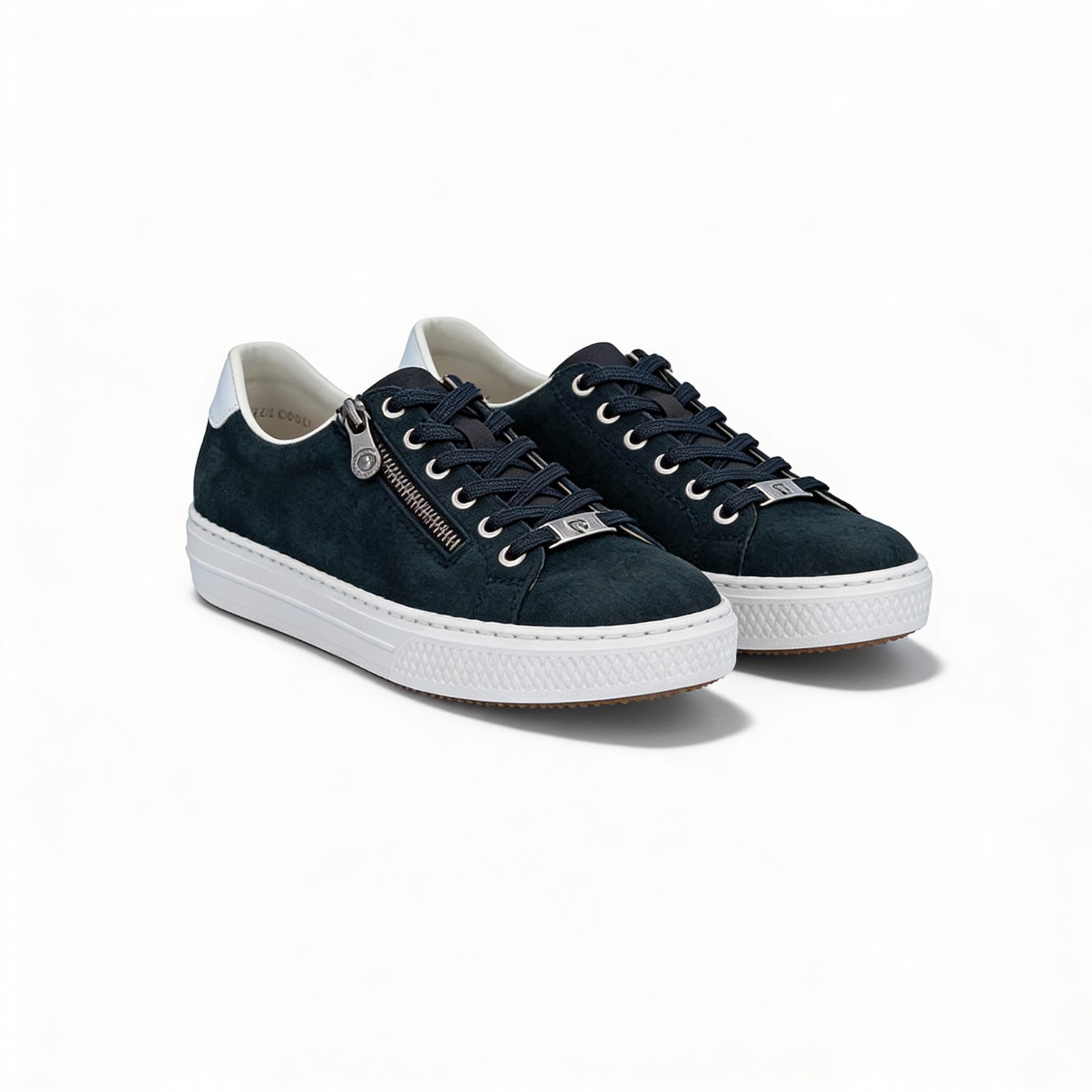 Rieker ENYA Womens Court Trainers Blue