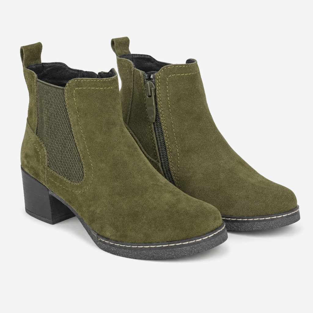 Cipriata ALESSINA Womens Ankle Boots Khaki